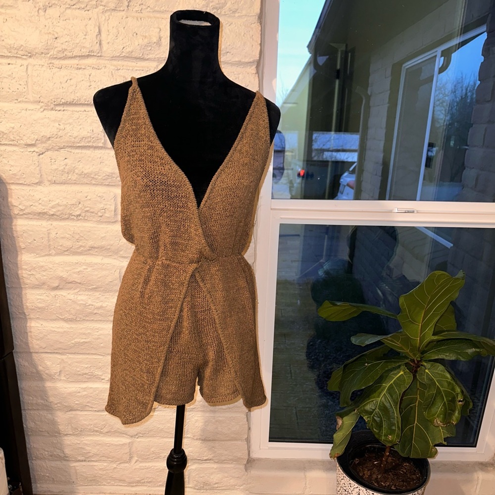 Knit romper